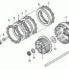 VTX1800R2 Сцепление