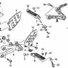 CBR600RR Подножки