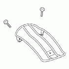 VTX1800R2 Chrome rear carrier solo rider