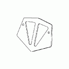 VTX1800F2 Backrest trim (low, sportcustom)