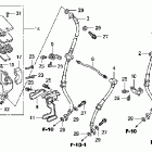 VTX1800N3 Главный тормозной цилиндр - передний
