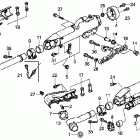 VTX1800N2 Exhaust muffler (2)