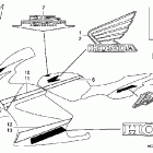 VFR800 Наклейки