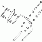 VTX1800F2 Windshield air deflector (lower)