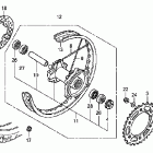 XR650L Заднее колесо