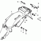 CB250 Заднее крыло