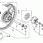 CMX250C Заднее колесо