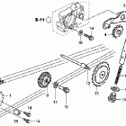 CRF50F Цепь ГРМ и натяжитель
