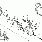 VTX1800F3 Передний тормозной суппорт левый