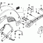VTX1800R2 Rear fender @ grab rail (1)
