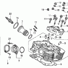VTX1800N3 Задняя головка цилиндров