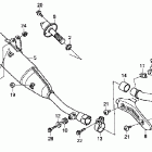 CRF230L Глушитель
