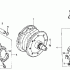 VTX1800F2 Коленвал и поршни