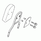 VTX1300C Chrome backrest with pad (tall)