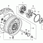 VTX1800F3 Rear wheel (vtx1800f)