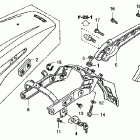 VTX1800F3 Rear fender - grab rail (vtx1800f)