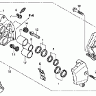 VTX1800N3 Передний тормоз правый