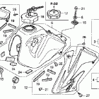 CRF230L Топливный бак