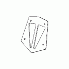 VTX1800F2 Backrest trim (tall, sport custom)