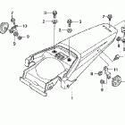 CRF150F Заднее крыло