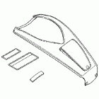 VTX1800F2 Tank belt leather (plain)