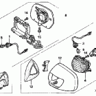 GL1800 Поворотники & зеркало