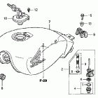 CB250 Топливный бак