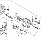 XR650L Задний суппорт тормозной