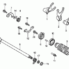 VTX1800R2 Вилка переключения передач