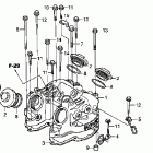 XR650L Крышка головки цилиндров