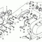 VTX1800R2 Крышка картера левая
