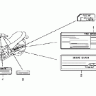 CB250 Предупредительные таблички