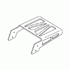 VTX1300C Deluxe chrome rear carrier