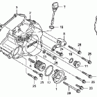 CRF150RB Крышка картера левая