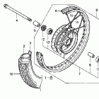 CB250 Переднее колесо
