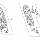 CB250 Задний амортизатор