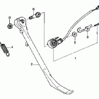 VTX1300S Подножка