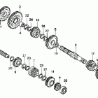 CRF100F Трансмиссия