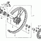 CRF450X Переднее колесо