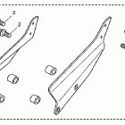 VTX1800T2 Backrest mounting bracket