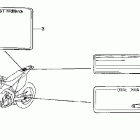 CRF450X Наклейки предупреждения