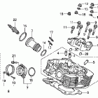 VTX1800R2 Задняя головка цилиндров