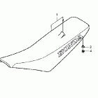 CRF100F Сидение