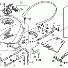 VFR800 Топливный бак