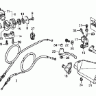 XR650R Рулевые рычаги , переключатели и тросы