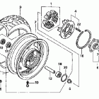 VTX1800C1 Заднее колесо