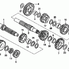 CR125R Трансмиссия