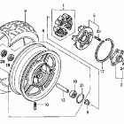VTX1800F2 Rear wheel (vtx1800f)