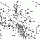 XR650R Radiator @ thermostat