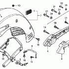 VTX1300S Заднее крыло